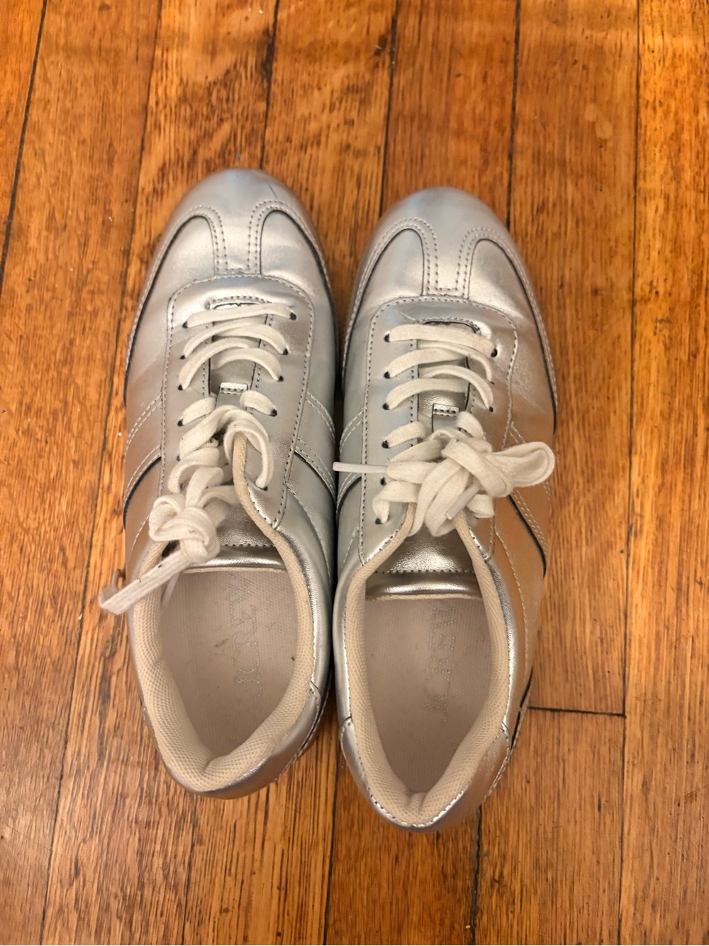 J.Crew Field Sneakers In Silver Metallic - Picture 4 of 10